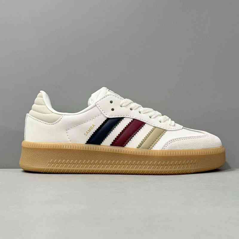 XR版本 汉白玉J14276 阿迪达斯三叶草adidas originals SAMBA XLG Xlg 百搭舒适 减震轻便 低帮 板鞋 男女同款 白灰