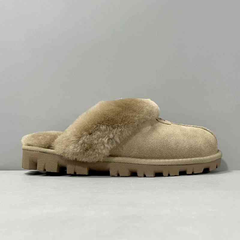 LZ版本 星拖-羚羊棕5125-ALP UGG 简约舒适包头平跟 拖鞋/家居拖鞋