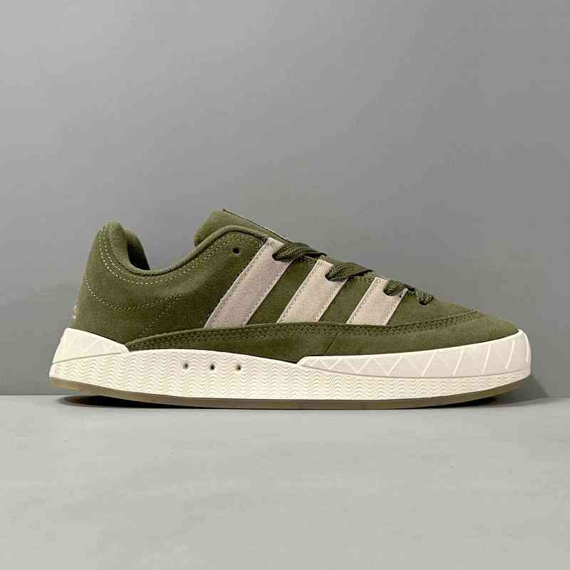 HX版本 绿灰IE9864 阿迪达斯三叶草 Adidas Originals Adimatic 复古鲨鱼面包鞋 板鞋