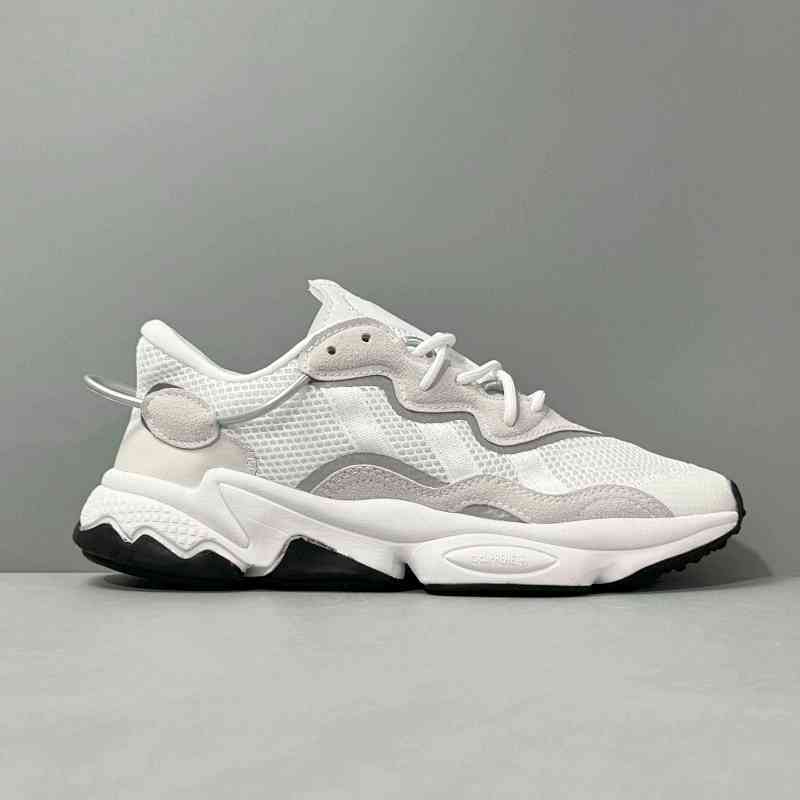 XG版本 水管1代-灰白色ID9816 阿迪达斯三叶草adidas originals Ozweego 编织 经典 防滑 低帮生活休闲鞋 男女同款 灰白色