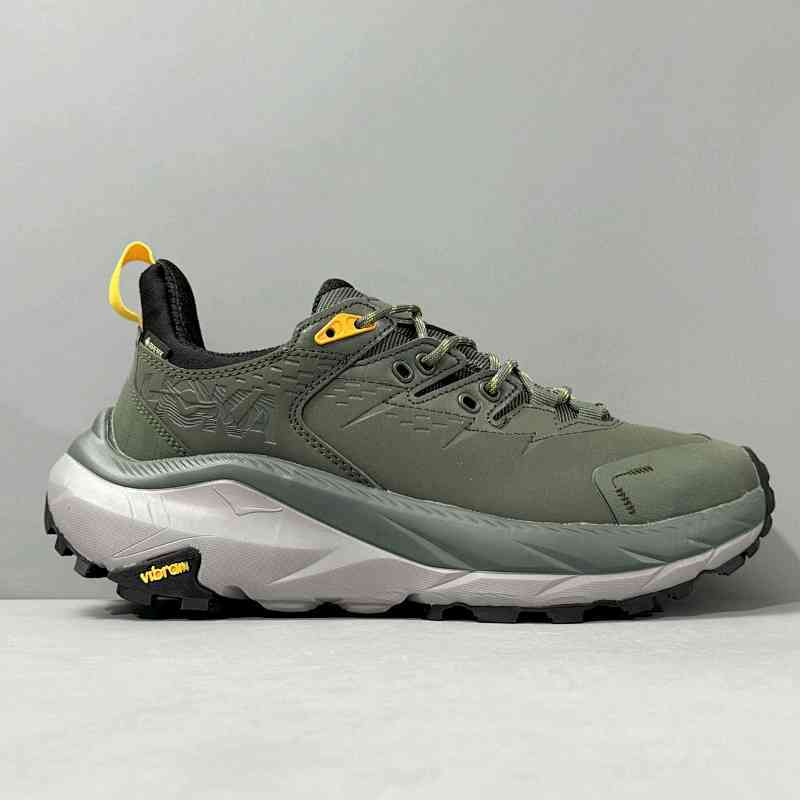 CF版本 卡哈2代-橄榄绿1123190-TRYL HOKA ONE ONE Kaha 2 Low GTX 低帮户外功能鞋 橄榄绿