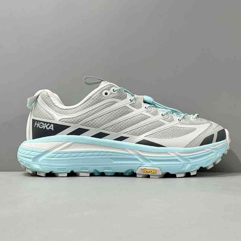 DF版本 玛法特2.5/灰蓝1141572-SLD HOKA ONE ONE Mafate Three 2 运动舒适 低帮跑步鞋 男女同款 灰蓝色