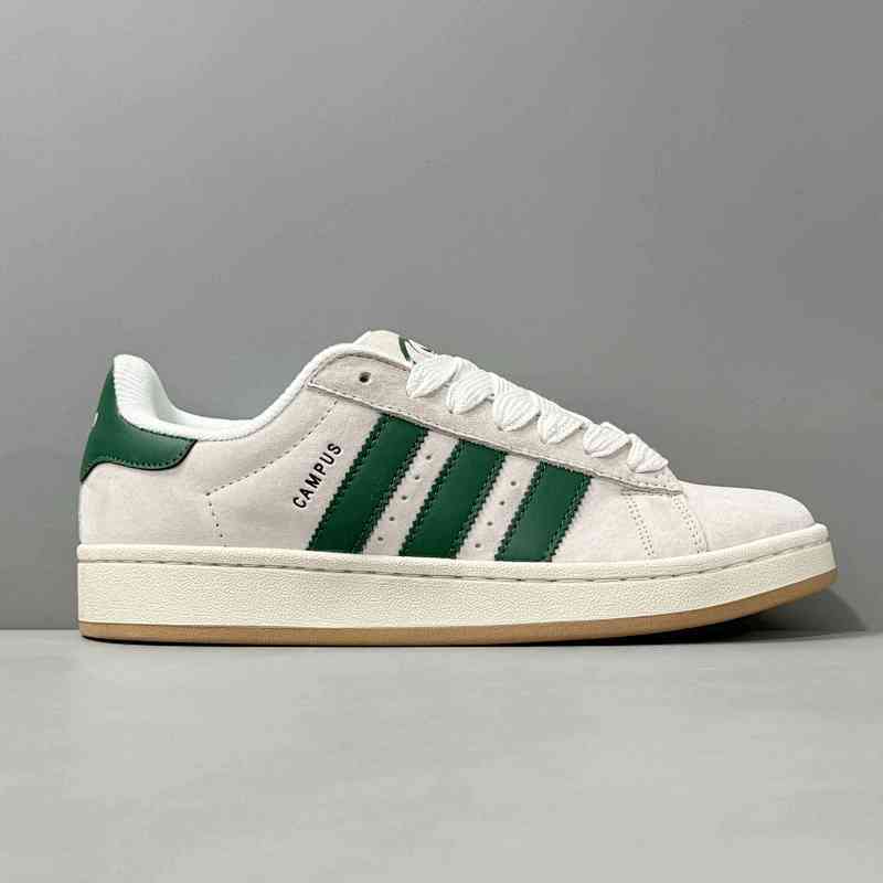 YH版本 灰绿GY0038 阿迪达斯 三叶草 Adidas originals Campus 00s 防滑耐磨低帮板鞋 男女款