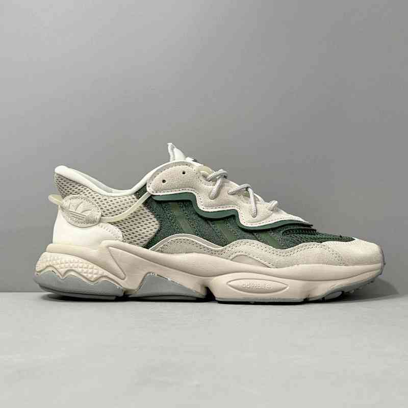 XG版本 水管2代-灰绿IF6043 阿迪达斯三叶草adidas originals Ozweego 皮革 舒适日常 减震耐磨 低帮 老爹鞋 男款 灰绿