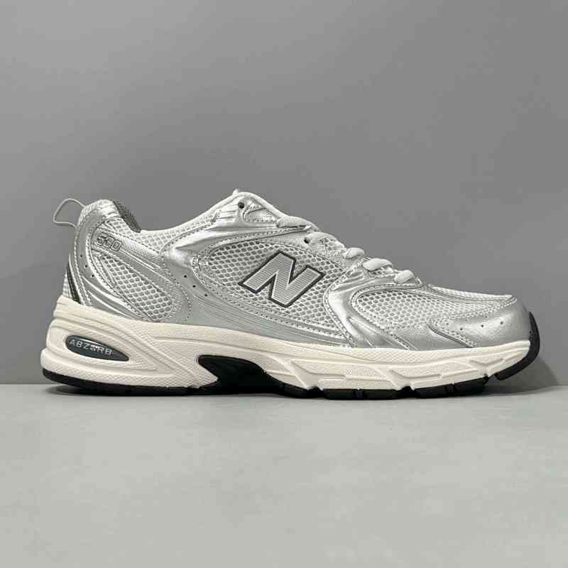 GS版本 白色MR530LG New Balance NB 530 舒适减震防滑耐磨 低帮 休闲跑步鞋 男女同款 白色