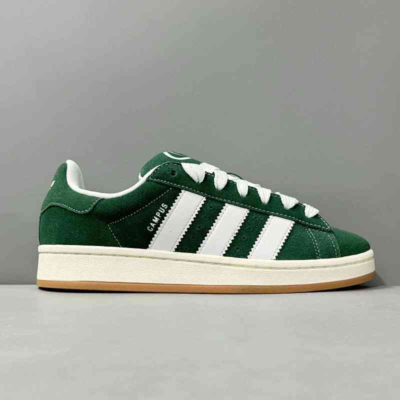V版顶级 绿白H03472 阿迪达斯 三叶草 Adidas originals Campus 00s 防滑耐磨低帮板鞋 男女款