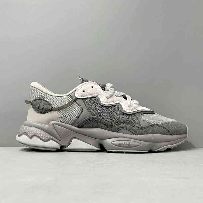 XG版本 水管2代-灰色ID9823 阿迪达斯三叶草adidas originals Ozweego 织物 防滑 低帮 运动休闲鞋 男女同款 灰
