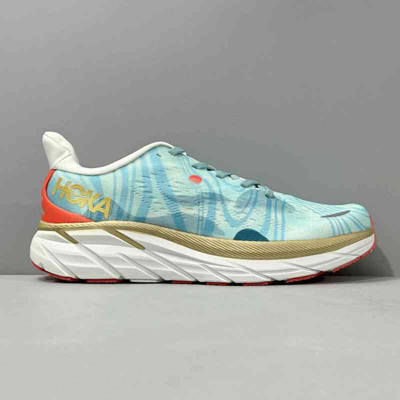 LH版本 克里夫顿8-水墨画1130278-CSFS HOKA ONE ONE Clifton 8 乘云公路 织物减震防滑耐磨透气包裹性轻便回弹 低帮跑步鞋 男女同款