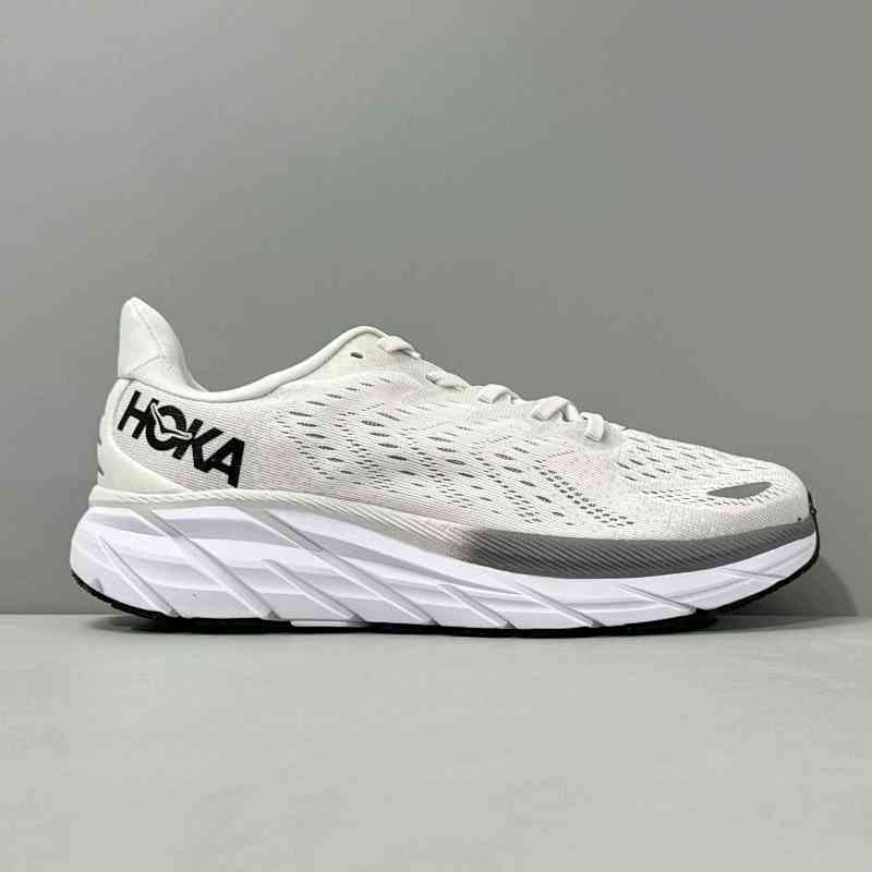 LH版本 克里夫顿8-灰色1119393-LRNC HOKA ONE ONE Clifton 8 公路 减震 低帮 跑步鞋 男款 灰色