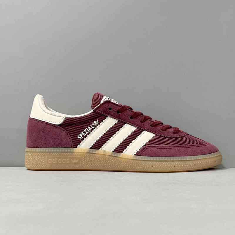 YH版本 SP红色IG1978 阿迪达斯三叶 adidas originals HANDBALL SPEZIAL 舒适时尚防滑耐磨 低帮 板鞋 女款 红色
