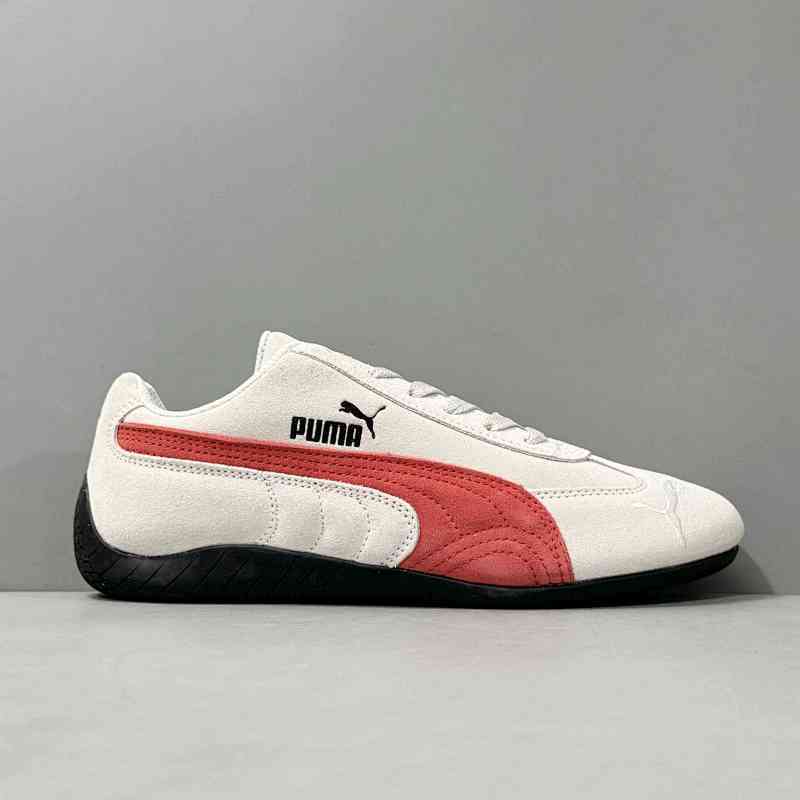 YH版本 灰红387272-04 PUMA Speedcat Shield Sd减震耐磨 低帮跑步鞋男女同款 灰红