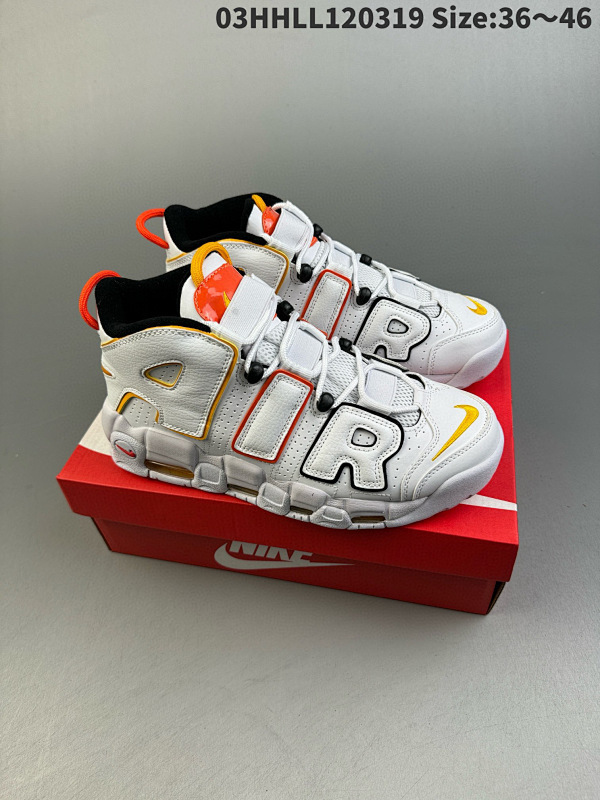 130 Nike Air More Uptempo "Rayguns" 耐克 皮蓬大AIR 高帮03HHLL120319 Size:3646男货号DD9223-100 女货号DD9282-100