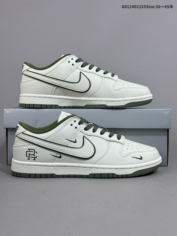 25036-45半 定制球鞋 Reigning Champion x Nike Dunk SB Low 冠军 x 耐克 SB 低帮 联名米白绿货号RC3085-893