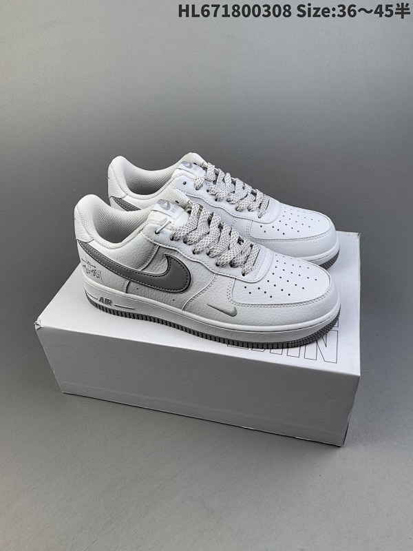 180 公司级Nike Air Force 1 Low 07 原楦头原纸板 打造纯正低帮空军版型ID:HL671800308 Size:3645半货号CW2288-111