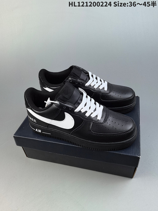 120 Nike Air Force 1 Low 黑白满天星闪钻 编码HL121200224 Size:3645半货号CW2288 011