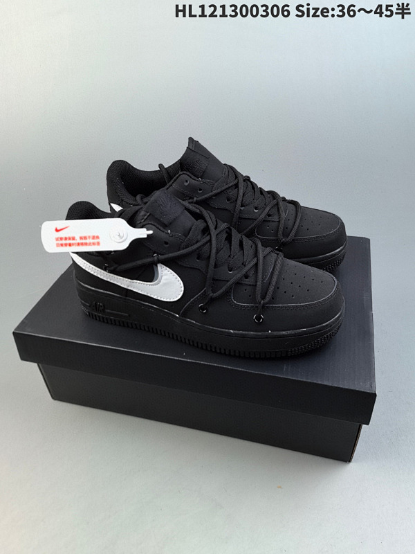 130 耐克Nike Air Force 1 Low  空军一号低帮百搭休闲运动板鞋货号DZ45140-200HL121300306 Size:3645半