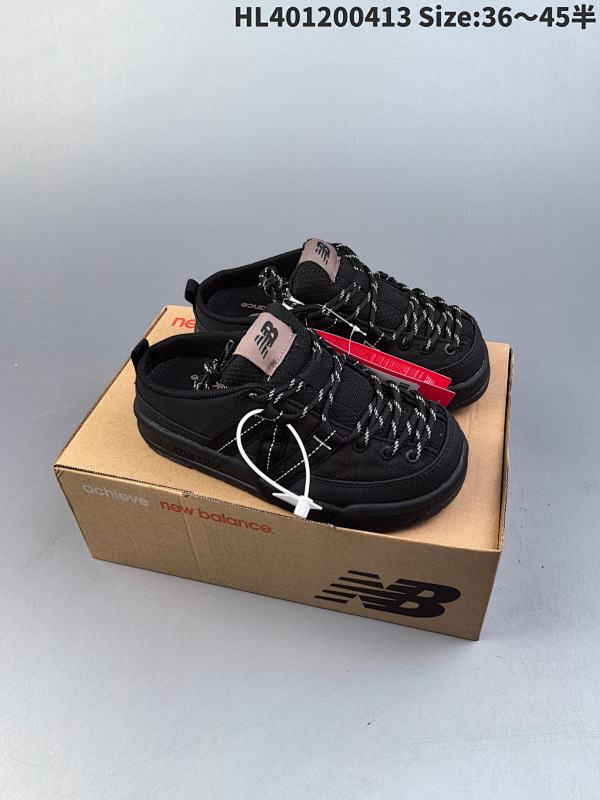 120 韩国New Balance NB 复古圆头一脚蹬运动休闲鞋半拖鞋HL401200413 Size:3645半