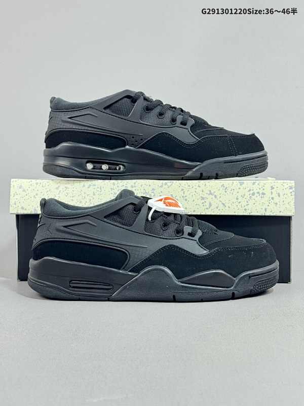 13036-46半 真标Nike Air Jordan 4 RM 防滑 低帮 复古篮球鞋 货号:FQ7939-006