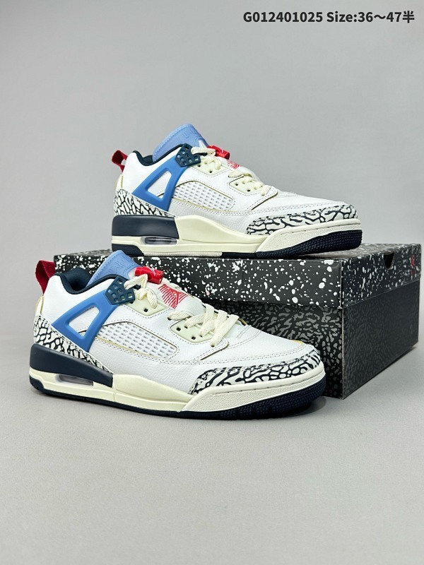 Air Jordan 3.5 Spizike Low 低帮 白蓝红 AJ3.5 乔丹3.5代 aj3.5 乔3.5 低邦 白蓝红斯派克李货号HM3712-164