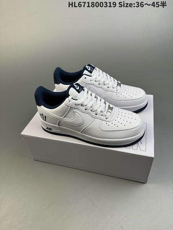 180 公司级Nike Air Force 1 Low 07 原楦头原纸板 打造纯正低帮空军版型ID: HL671800319 Size:3645半货号CW2288-111