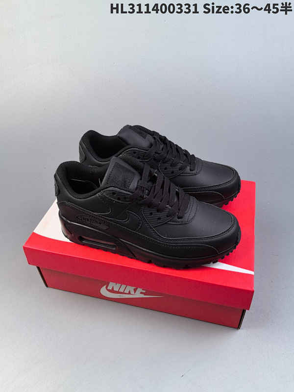 140 NIKE/耐克 Air Max 90 Se 款缓震跑步鞋 经典复古小气垫跑鞋货号CZ5594 001 编码HL311400331 Size:3645半
