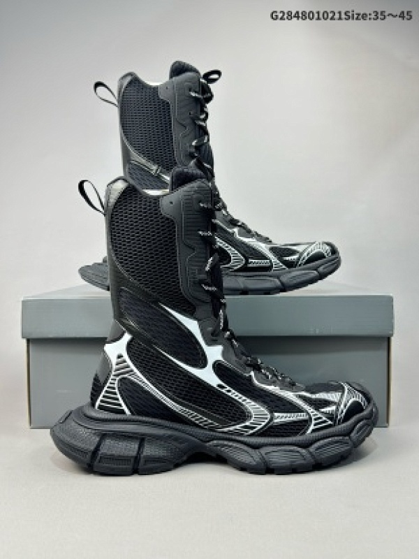 Balenciaga Runner Kith Four.Color 巴黎世家7.0 21ss高帮 高筒最新配色潮流复古休闲鞋#全新磨具开模货号734731 W3XL1 1000