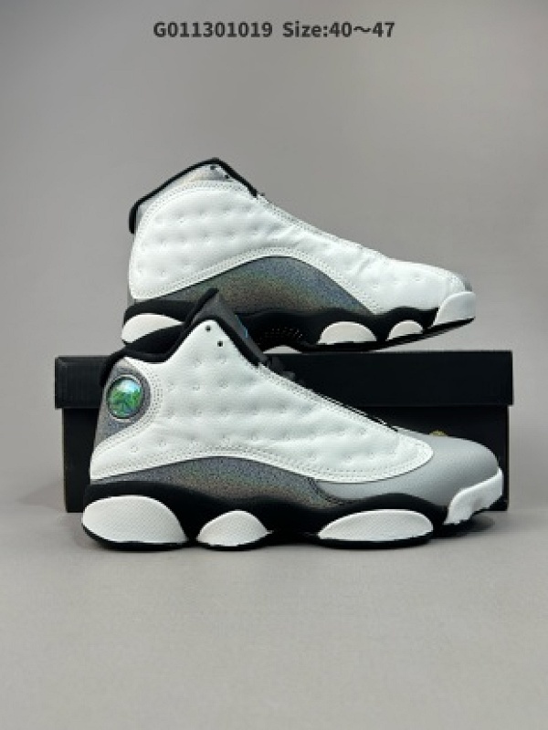 Air Jordan 13 Retro "Barons Hologram" 高帮 伯爵 AJ13 乔丹13代 aj13 乔13 高邦 黑白灰 乔丹篮球鞋系列货号310004-006