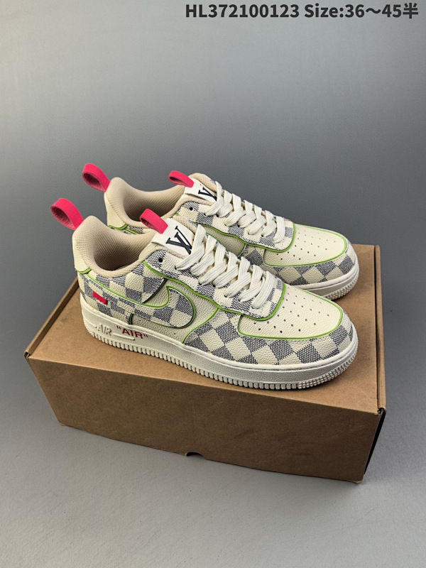 210 Louis Vuitton x NK Air Force 1'07 LV8 Lo1A9V8H  HL372100123 Size:3645半