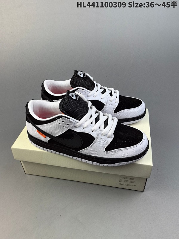 110  TIGHTBOOTH x Nike SB Dunk Low 联名熊猫 鞋面采用HL441100309 Size:3645半货号FD2629-100
