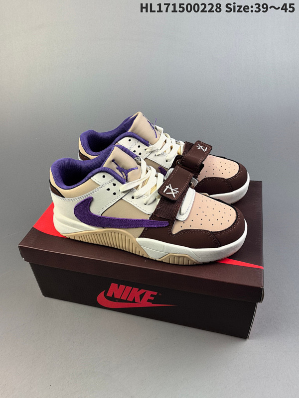 150 Nike Travis Scott x Jordan Cut The Check AJ1 乔1倒勾魔术贴 货号:   FZ8117-100HL171500228