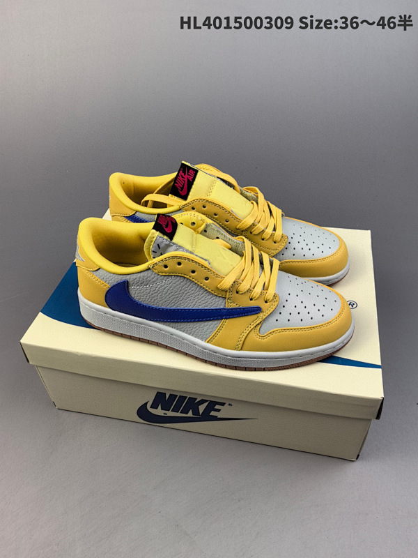 150 真标AJ1倒勾Travis Scott x Air Jordan 1  Reverse Mocha   ID:HL401500309 Size:3646半货号DZ4137-700