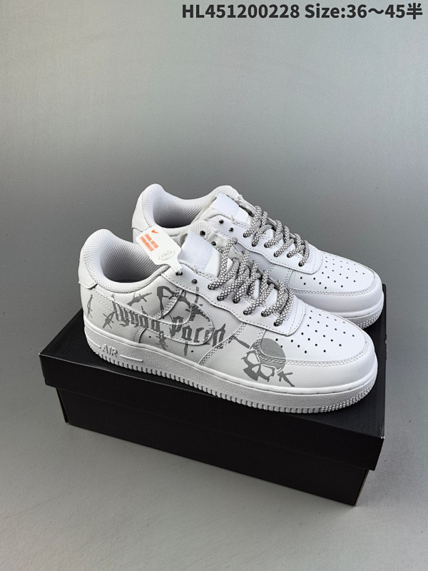 120 公司级耐克Nike Air Force 1 Low  空军一号低帮百搭休闲运动板鞋货号DZ45140-001HL451200228 Size:3645半