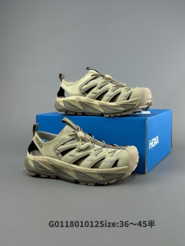 HOKA ONE ONE Hopara Hiking 霍帕拉 低帮 米橙色 男女同款镂空潮流运动露营徒步溯溪凉鞋货号1123112-OKT
