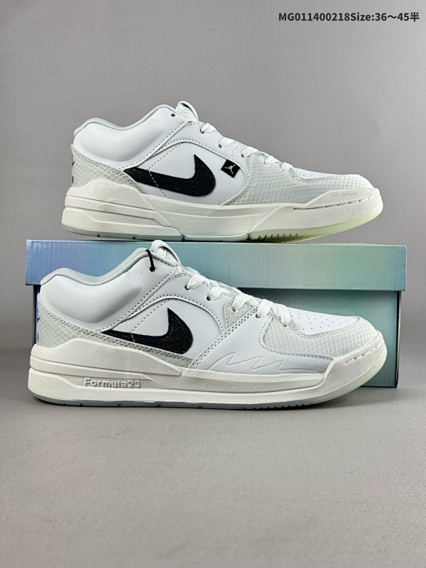 14036-45半 Air Jordan Stadium 90 Low AJ90 "CNY Glitter Swoosh" 低帮 蛇年限定 白灰黑货号HV4298-100 HV4092-100