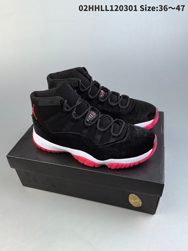 120 Air Jordan 11 Retro WMNS "Bred 02HHLL120301 Size:3647   货号DB5457-061 货号136046-062