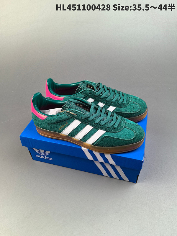 110 公司级Originals Gazelle Indoor 德训系列 三叶草复古休闲运动板鞋 原装公司级ID:HL451100428 货号IG5929