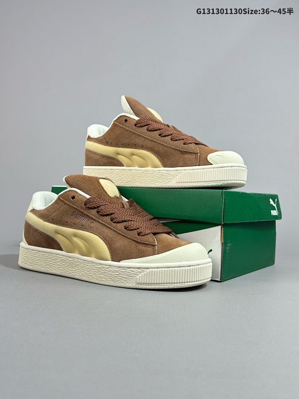 13036-45半 公司级Puma Suede XL Crush复古单品 彪马 防滑耐磨低帮德训板鞋 货号:399415-03
