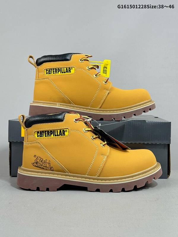 15038-46 CAT卡特 硬汉推土机品牌经典百搭户外休闲大黄靴系列 #广东大厂品质 24ss秋冬新款 常年主打