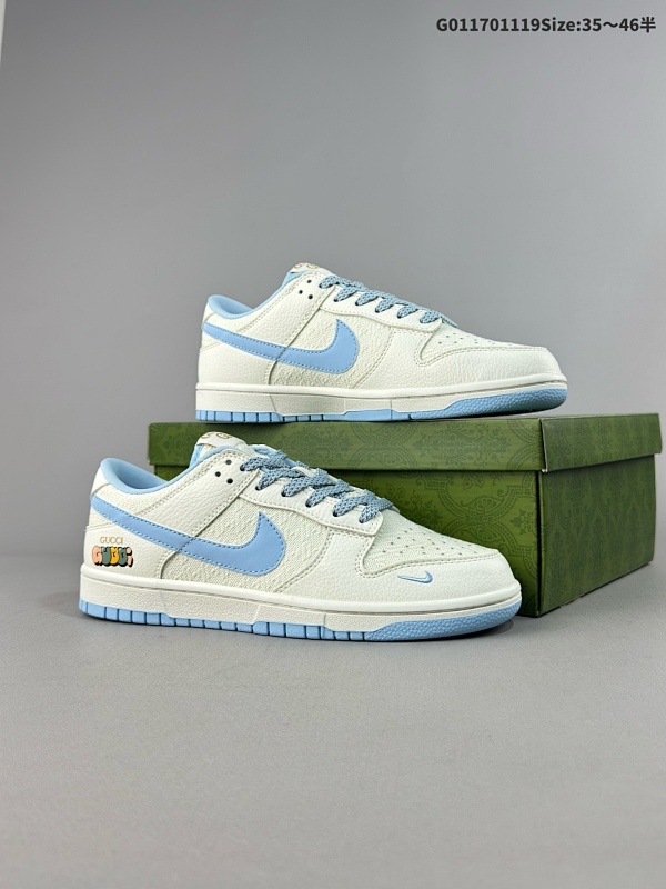 17035.5-46半 公司级耐克 Nike Sb Dunk Low Pro 男女同款运动鞋复古板鞋尽情迈步彰显个性风采采用柔软皮革鞋面货号DQ1098-376
