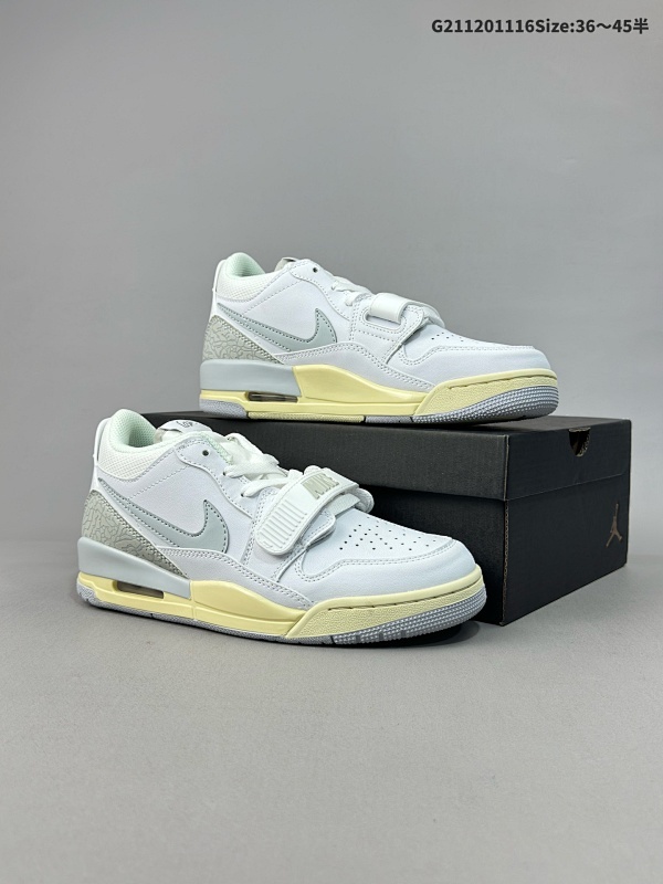 12036-45半 三合一最强合体多种新配色回归!耐克Nike Air Jordan Legacy 312 LowWhite/Grey Fog/Blue/Red货号:HJ3483-101