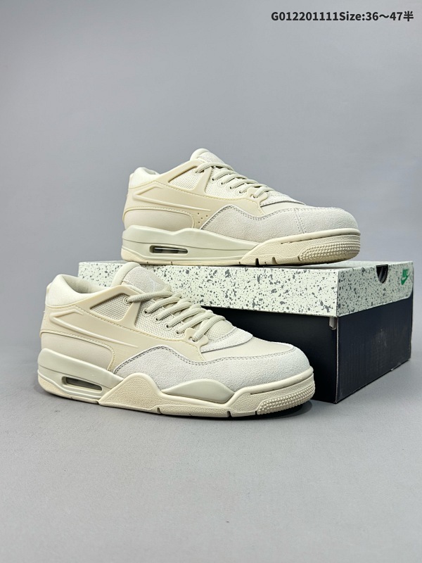 22036-47.5半 Air Jordan 4 RM "Legend Light Brown" 重置米白 AJ4乔丹篮球鞋系列 货号HQ7940-200
