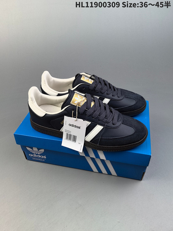 90 环保设计理念阿迪达斯Adidas Originals Samba Vegan OG桑巴舞系列编码HL11900309 Size:3645半货号ID2056