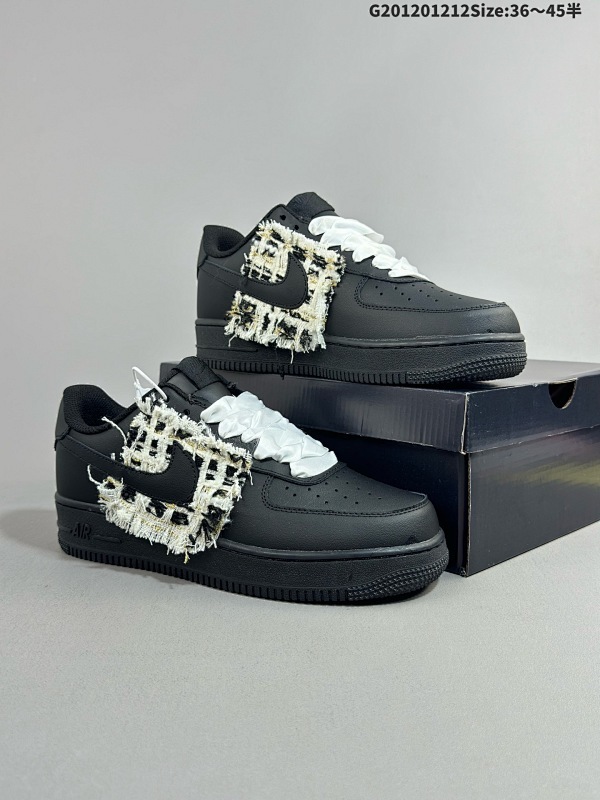 12036-45半 耐克Nike Air Force 107 空军一号低帮百搭休闲运动板鞋货号:DD8959-001