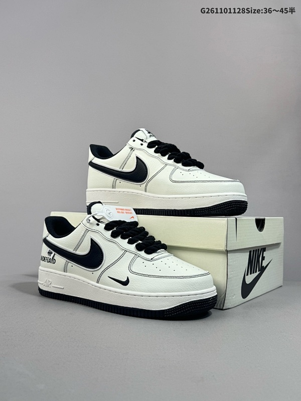 11036-45半 NIKE AIR FORCE 107 LV8 原楦头原纸板 打造纯正低帮空军版型 专注外贸渠道 全掌内置蜂窝气垫  原盒配件货号:UT2023-201