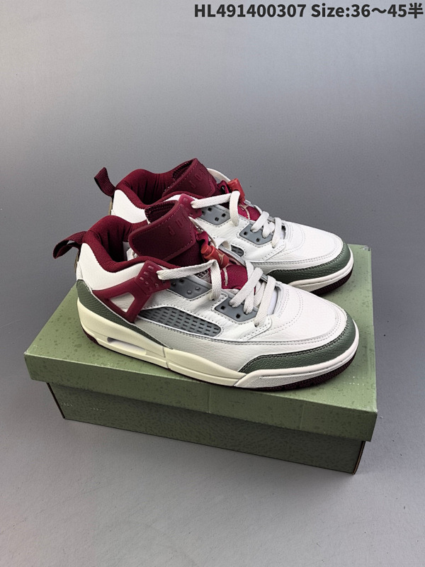 140 Jordan Spizike Low AJ复古低帮篮球鞋 龙年CNY白绿 FJ6372-100  编码HL491400307 Size:3645半