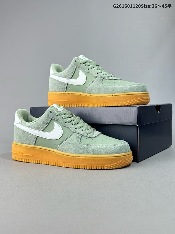 16036-45半 公司级 AF1耐克 Nike Air Force 1 07 Low 空军一号 厚底增高百搭运动板鞋 原楦头原纸板 打造纯正空军版型货号FQ8714-004