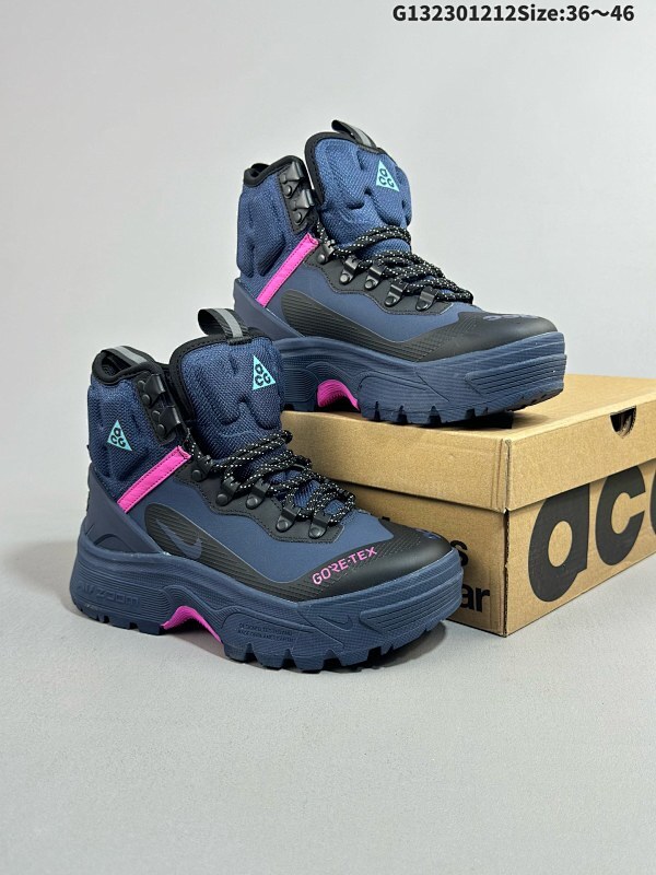 23036-46 公司级耐克 NIKE ACG ZOOM GAIADOME GORE-TEX山脉2代系列高帮户外登山越跑徒步休闲运动鞋  货号:   DD2858-401