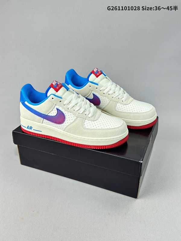 耐克Nike AIR FORCE 107 空军一号低帮百搭休闲运动板鞋货号:HQ3618-113