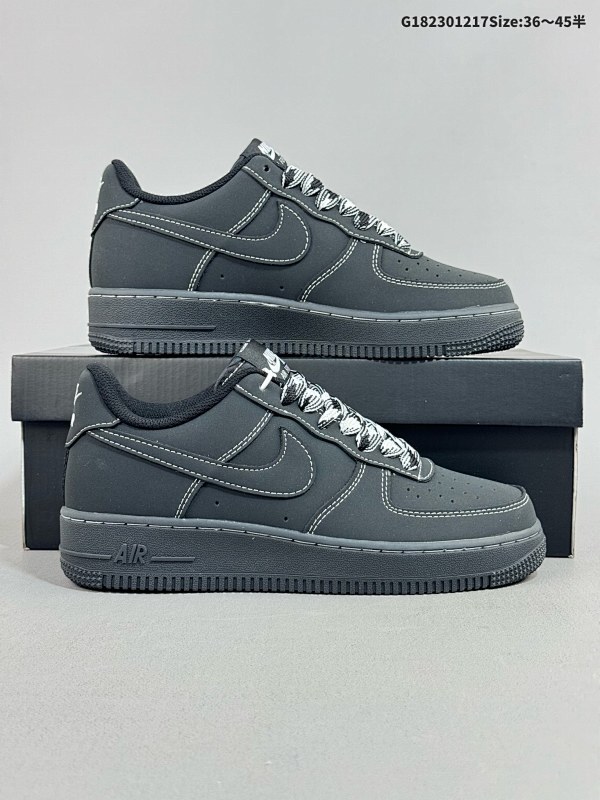 23036-45半 公司级NIKE AIR FORCE 1'07 LV8 原楦头原纸板 打造纯正低帮空军版型 专注外贸渠道 全掌内置蜂窝气垫货号:HW2636-079