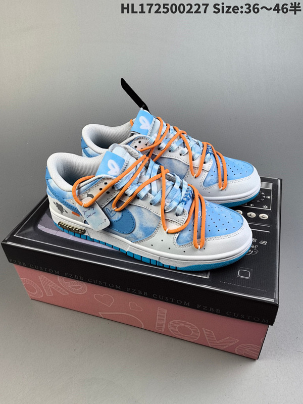 250 公司级NK Dunk Low 文艺复兴 蓝白 DV0831-001 定制系HL172500227 Size:3646半
